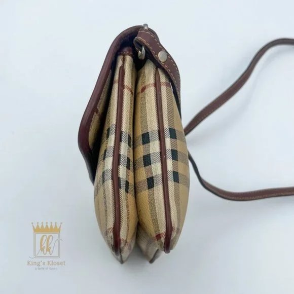 BURBERRY HAYMARKET CROSSBODY BAG - Picture 4 of 12
